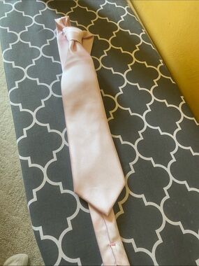 Light Pink Satin Necktie